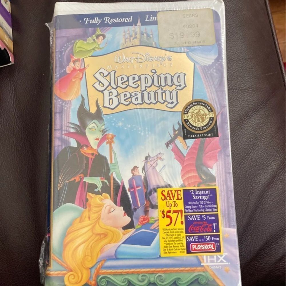 Disney Sleeping Beauty VHS Tape
